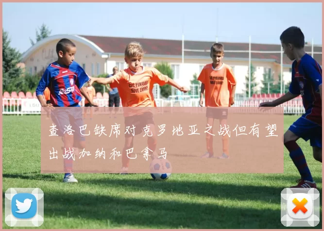 查洛巴缺席对克罗地亚之战但有望出战加纳和巴拿马
